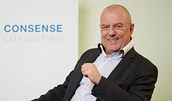 CONSENSE Team — Portrait von akad. Vkfm. Ing.  Ernst Podolsky